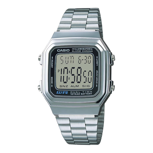 CASIO Vintage Digital Unisex Watch A178WA-1ADF