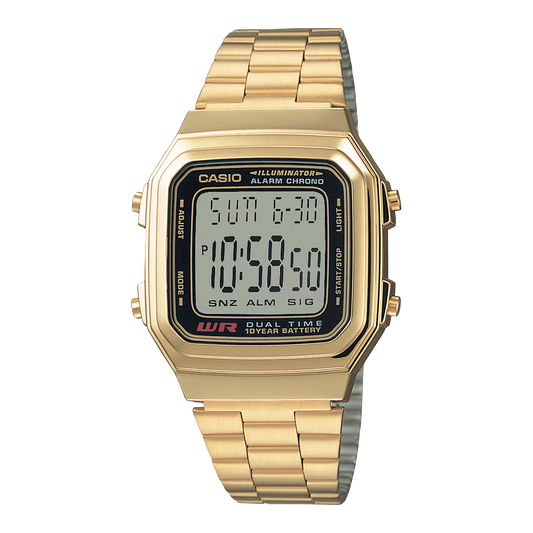 CASIO VINTAGE UNISEX WATCH A178WGA-1ADF