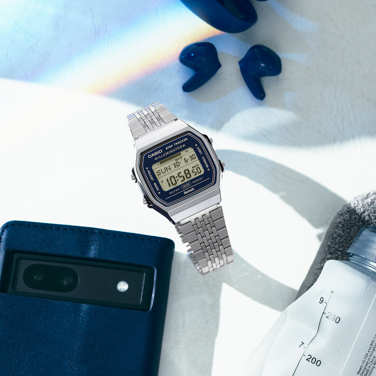 CASIO VINTAGE UNISEX WATCH ABL-100WE-2ADF