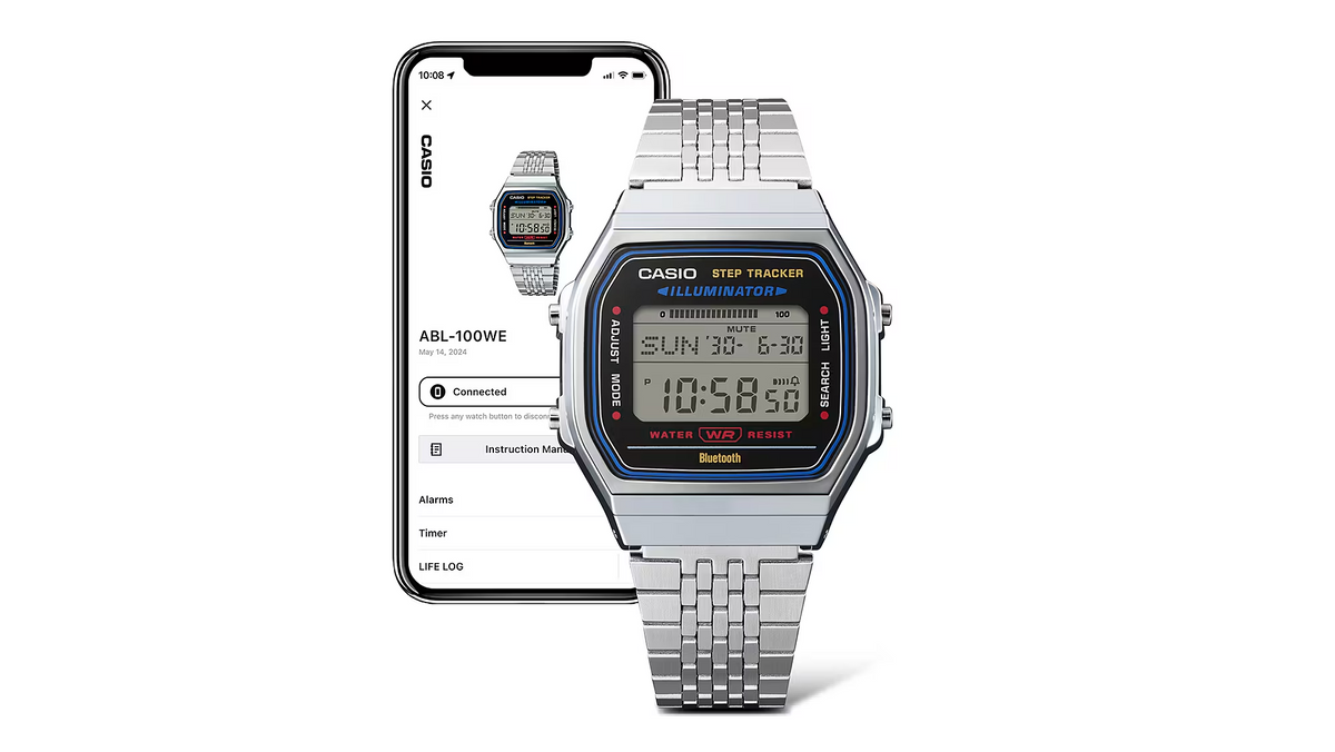 CASIO VINTAGE UNISEX WATCH ABL-100WE-2ADF