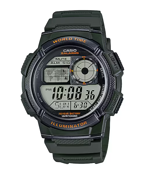 CASIO STANDARD DIGITAL WATCH AE-1000W-3AVDF