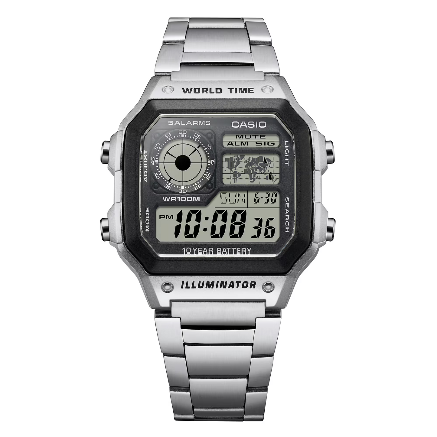 CASIO Digital Men Watch AE-1200WHD-1AVDF