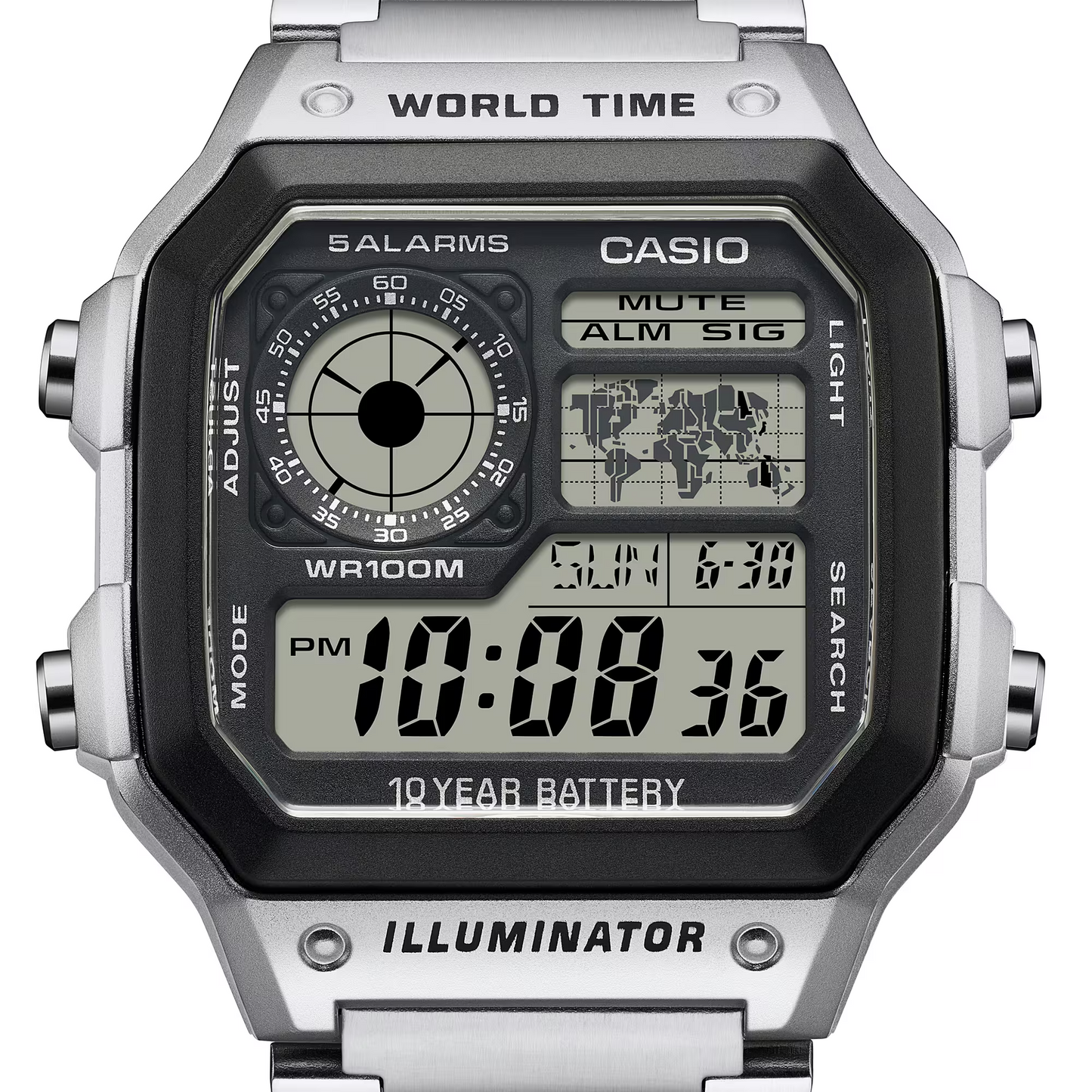 CASIO Digital Men Watch AE-1200WHD-1AVDF