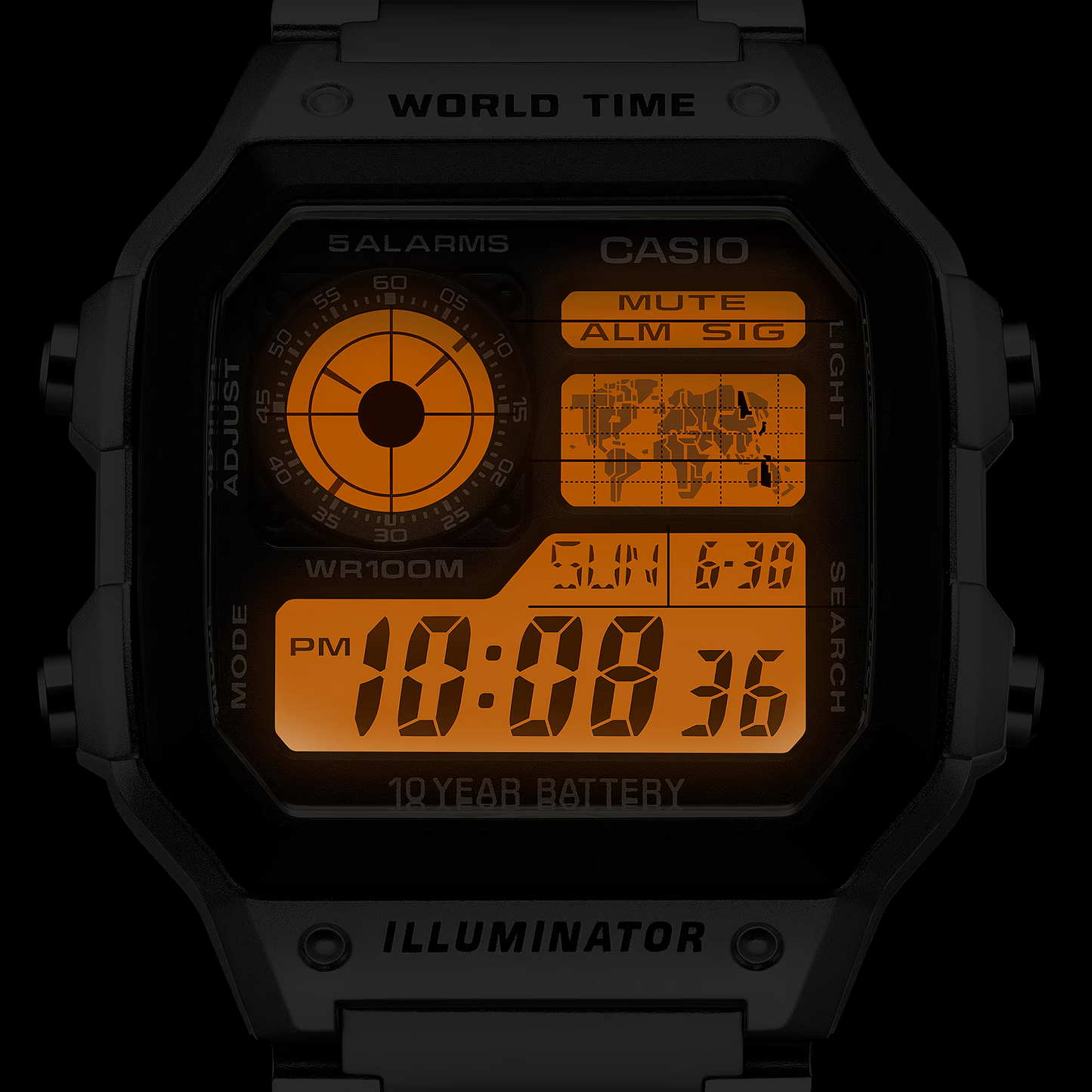 CASIO Digital Men Watch AE-1200WHD-1AVDF