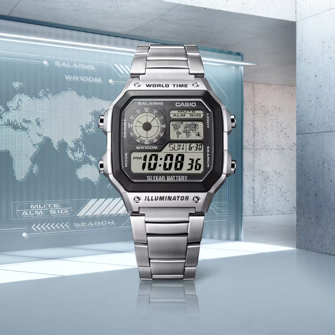 CASIO Digital Men Watch AE-1200WHD-1AVDF