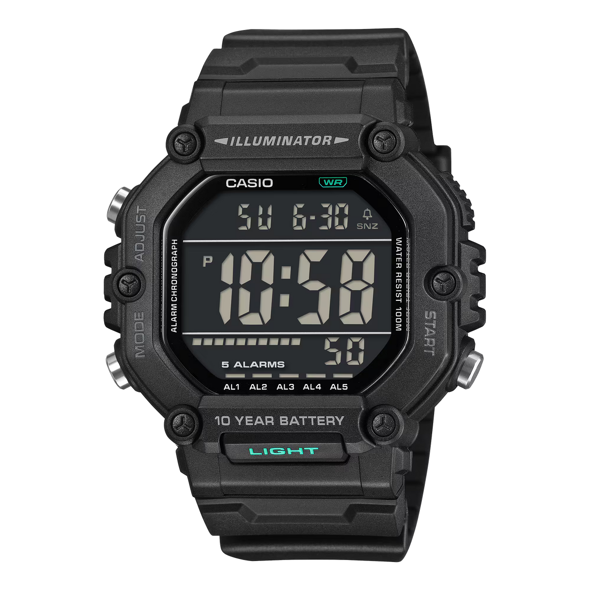 CASIO Digital Men's Watch AE-1600HX-1BVDF