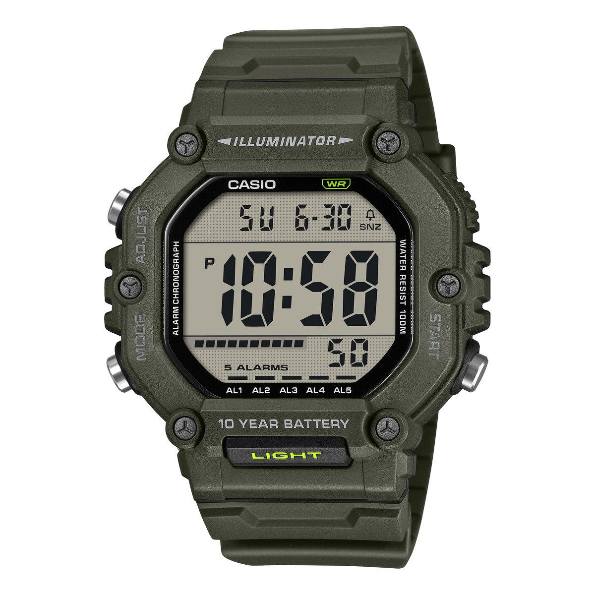 CASIO Digital Men's Watch AE-1600HX-3AVDF