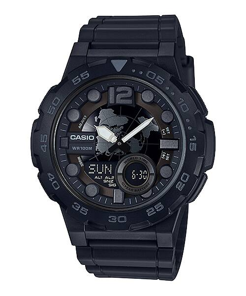 CASIO ANALOG-DIGITAL WATCH AEQ-100W-1BVDF