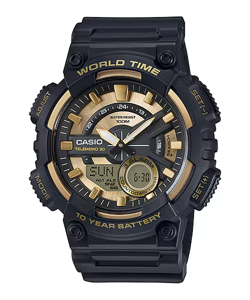 CASIO Analog-Digital Men Watch AEQ-110BW-9AVDF