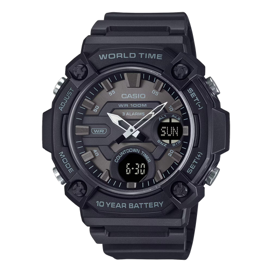 CASIO Analog-Digital Combination Men Watch AEQ-120W-1BVDF