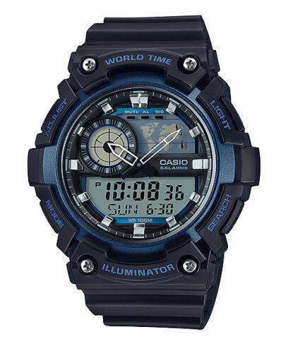 CASIO ANALOG-DIGITAL MENS WATCH AEQ-200W-2AVDF