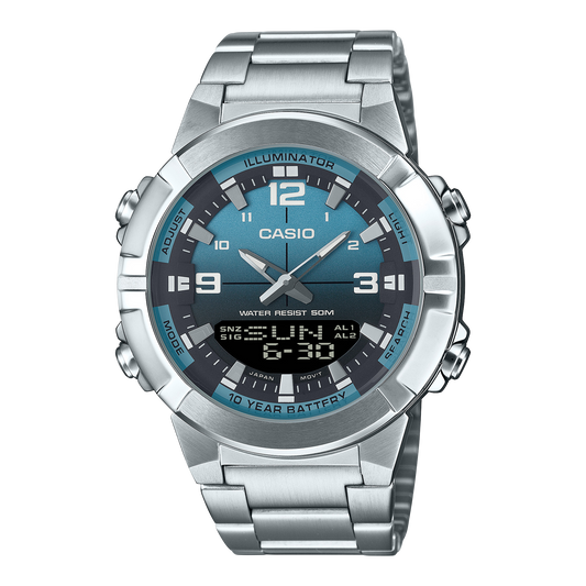 CASIO Analog-Digital Combination Men Watch AMW-870DA-2A2VDF