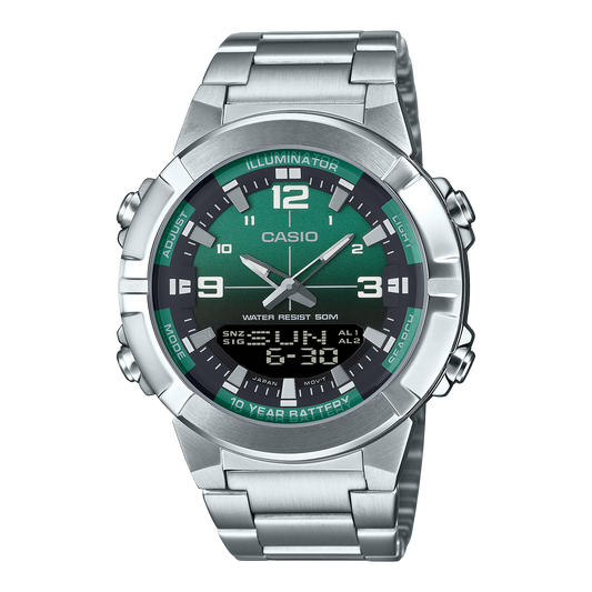 CASIO Analog-Digital Combination Men Watch AMW-870DA-3AVDF