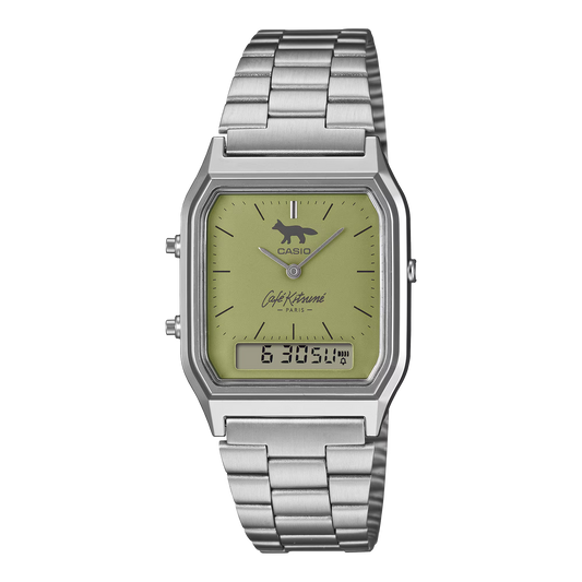 CASIO VINTAGE CAFE KITSUNE COLLABORATION MODEL AQ-230ECK-3ADR