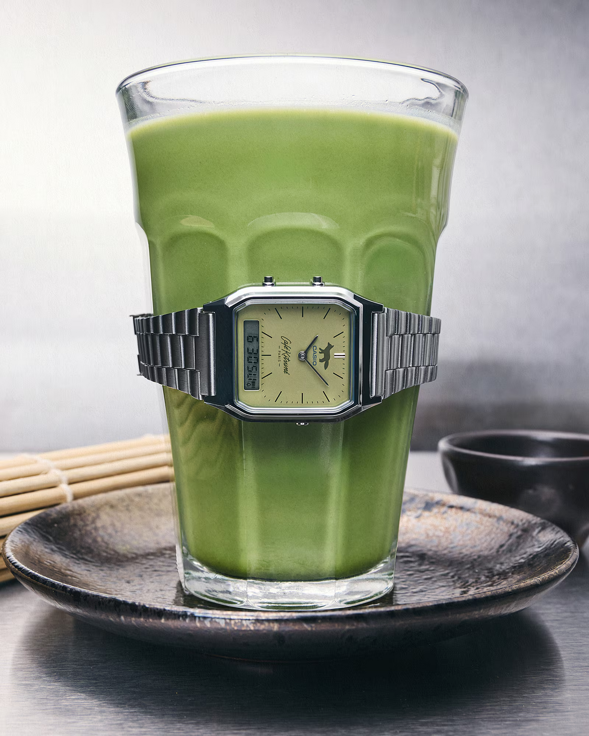 CASIO VINTAGE CAFE KITSUNE COLLABORATION MODEL AQ-230ECK-3ADR