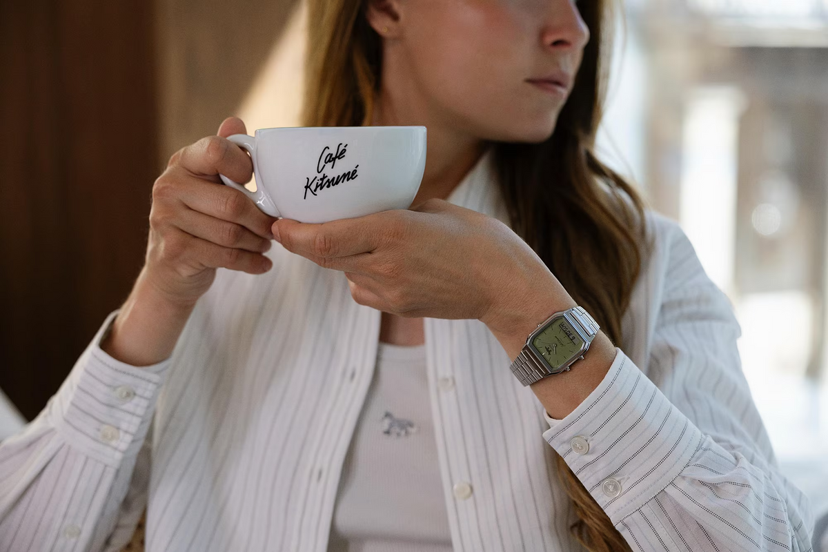 CASIO VINTAGE CAFE KITSUNE COLLABORATION MODEL AQ-230ECK-3ADR