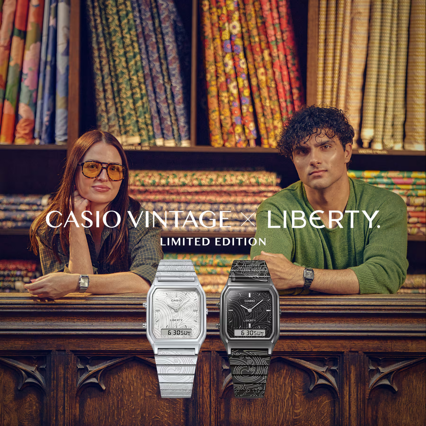 CASIO Vintage Liberty Collaboration Model Unisex Watch AQ-230EBLT-1ADR