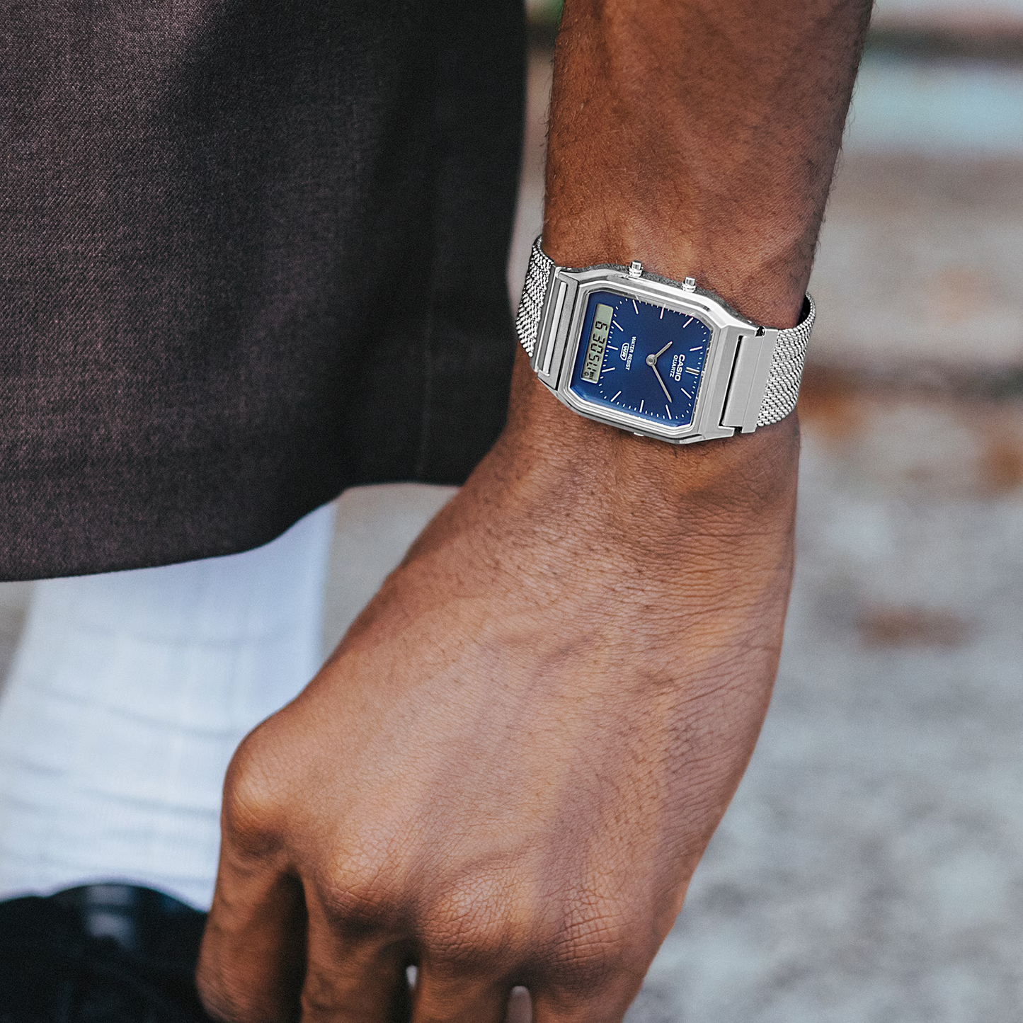 CASIO VINTAGE UNISEX WATCH AQ-230EM-2ADF