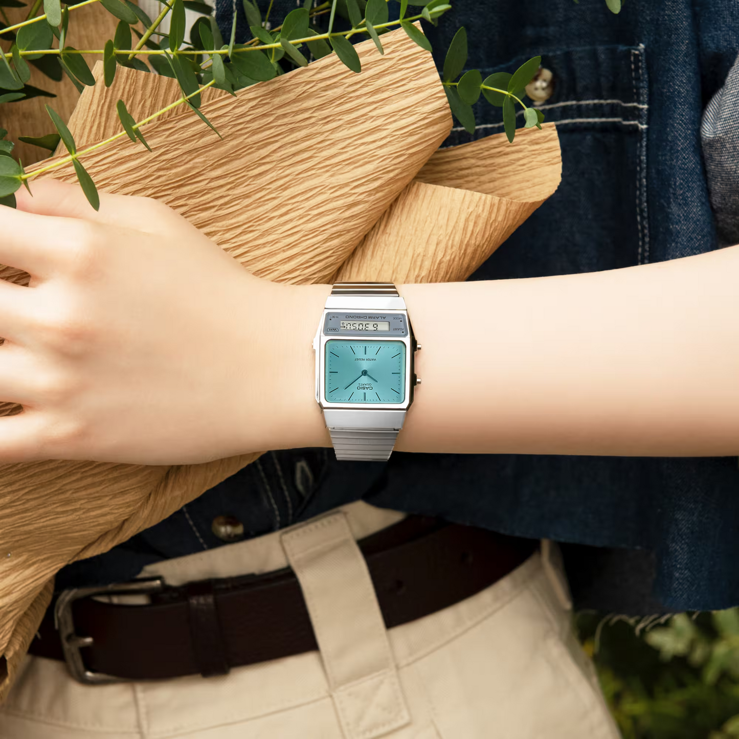 CASIO ANALOG DIGITAL MENS WATCH AQ-800EC-2ADF