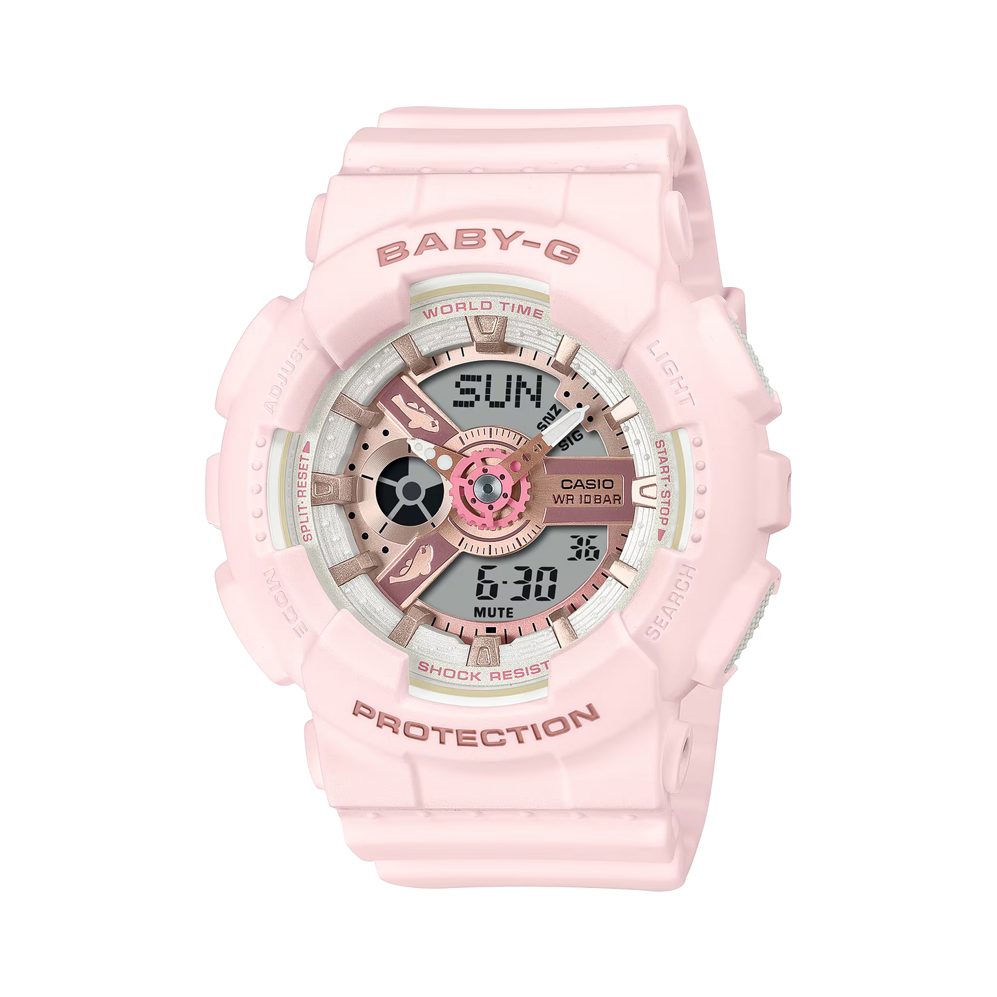 BABY-G ANALOG-DIGITAL WOMEN'S WATCH BA-110AQ-4ADR