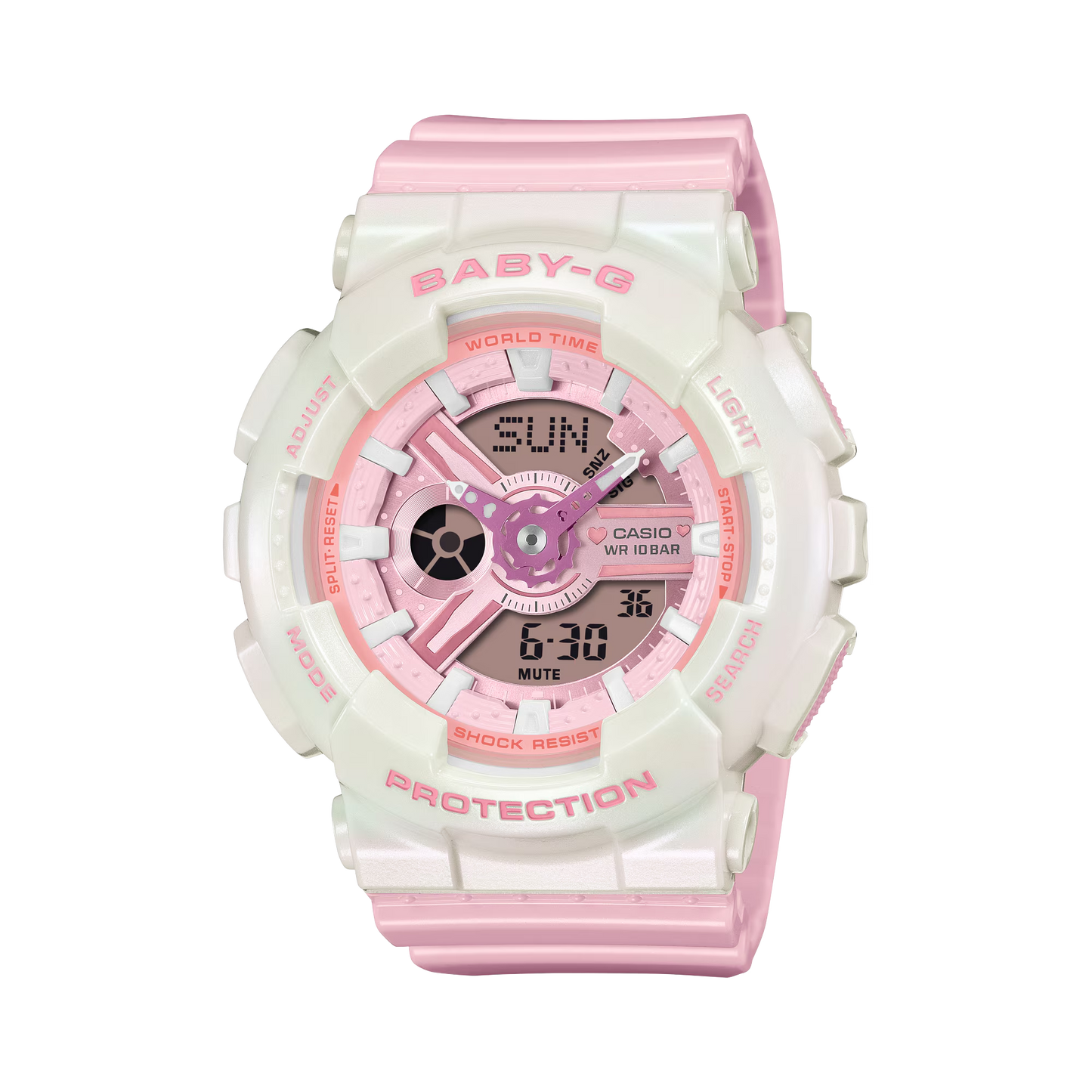 BABY-G Digital Analog Women Casual Watch BA-110PD-4ADR