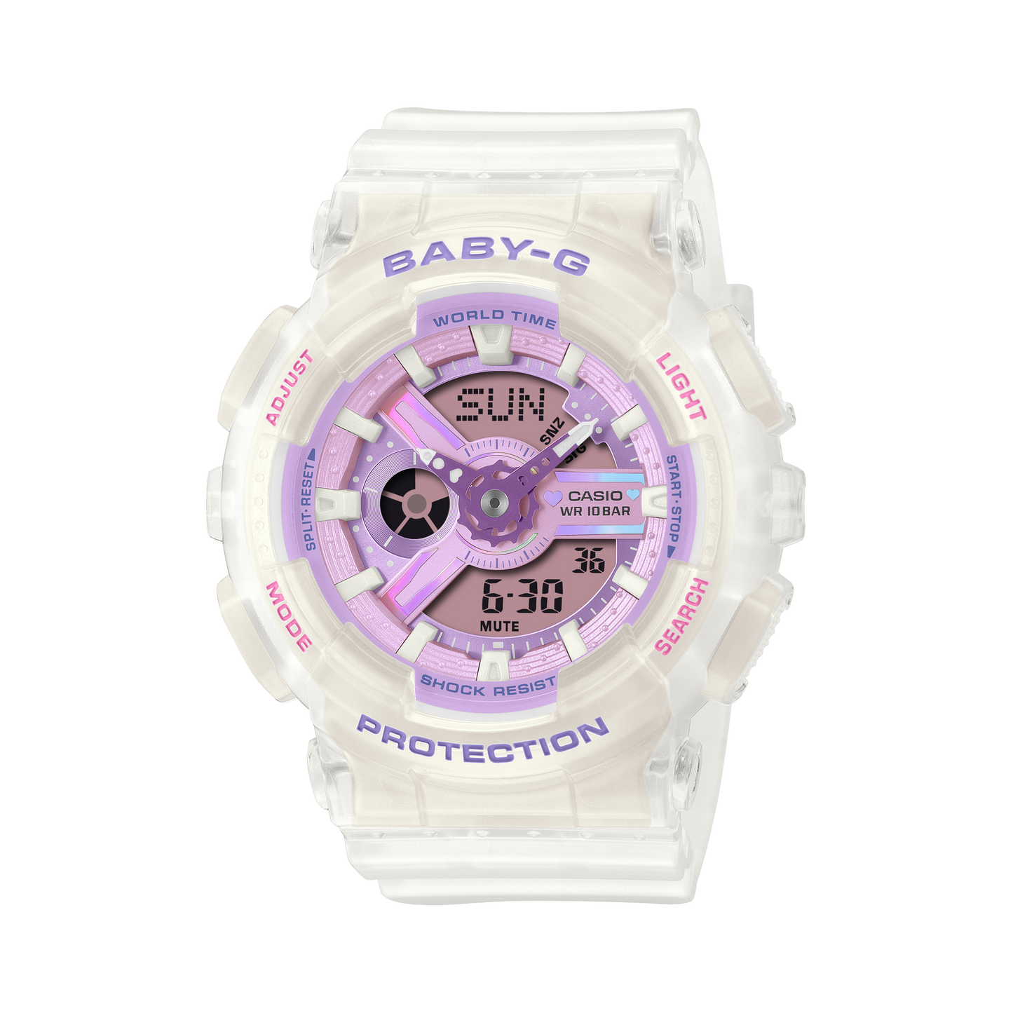 BABY-G Digital Analog Women Casual Watch BA-110PS-7ADR