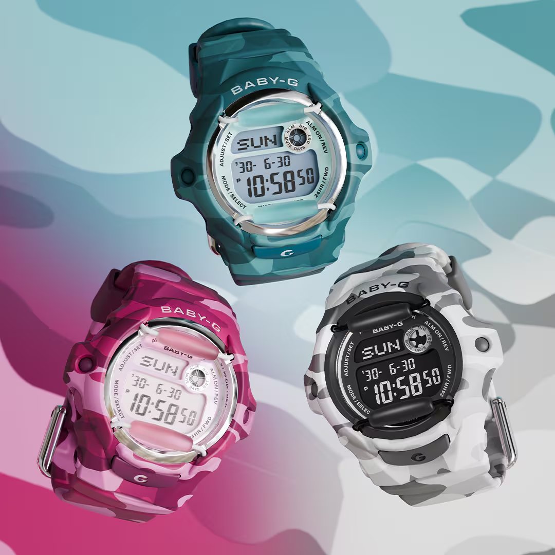 BABY-G Digital Women Watch BG-169CMB-8DR