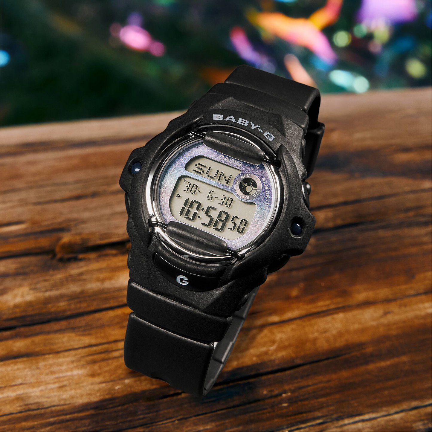 BABY-G Digital Glitter Black Women Watch BG-169GD-1DR