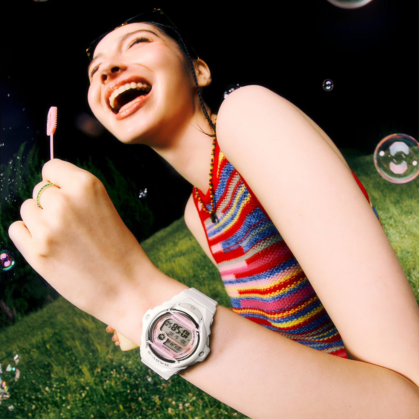 BABY-G Digital Glitter Black Women Watch BG-169GD-7DR