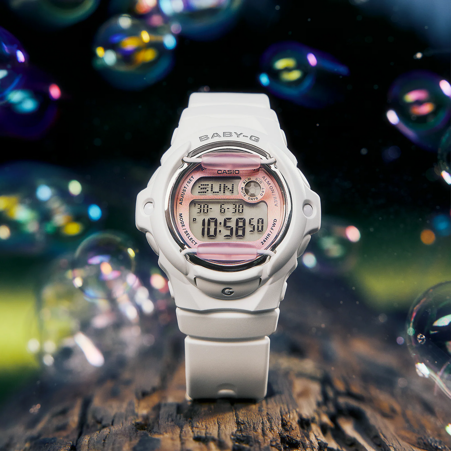 BABY-G Digital Glitter Black Women Watch BG-169GD-7DR