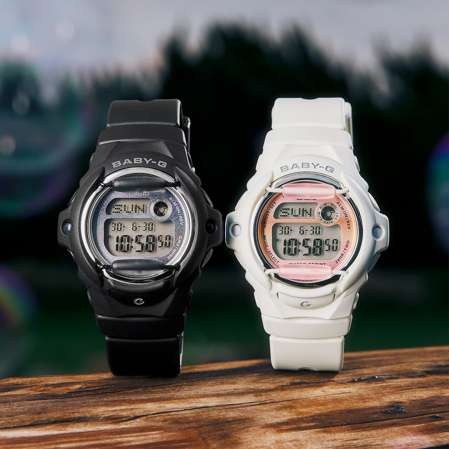BABY-G Digital Glitter Black Women Watch BG-169GD-1DR