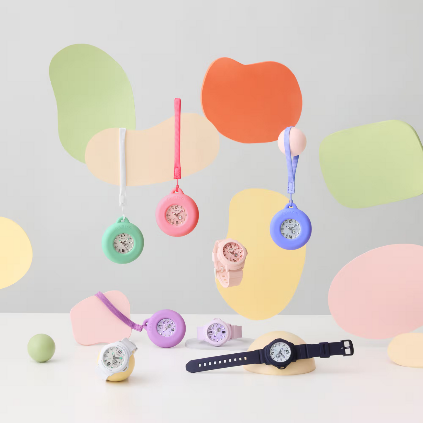 BABY-G ＋Plus Two-way Watch Charm BGA-15K-6ADR