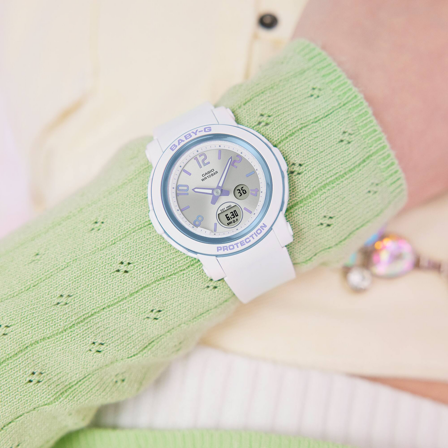 Casio Baby-G BGA-290DR-7ADR  Analog Digital Ladies Watch, White
