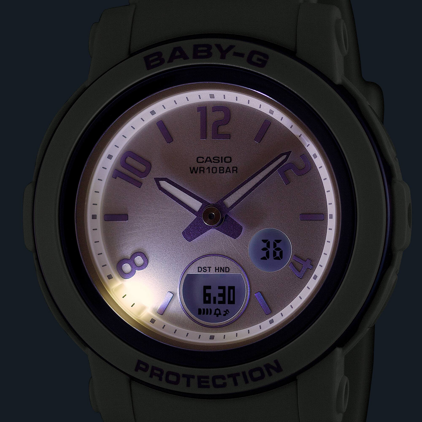 Casio Baby-G BGA-290DR-7ADR  Analog Digital Ladies Watch, White