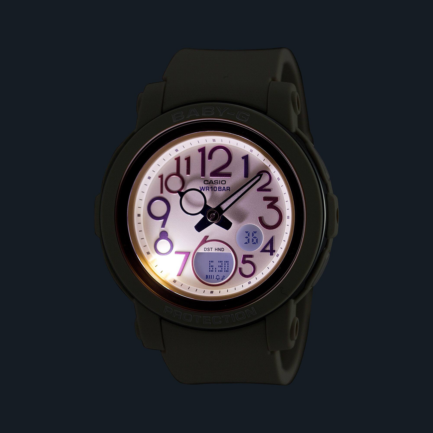 Casio Baby-G  BGA-290PA-7ADR Analog Digital Women's Watch White