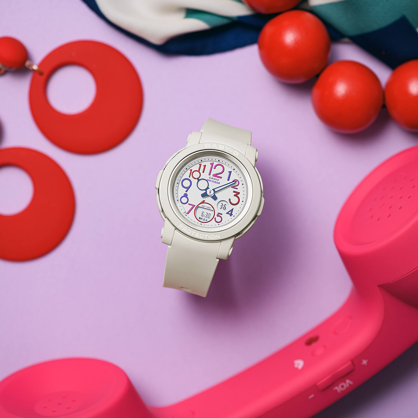 Casio Baby-G  BGA-290PA-7ADR Analog Digital Women's Watch White