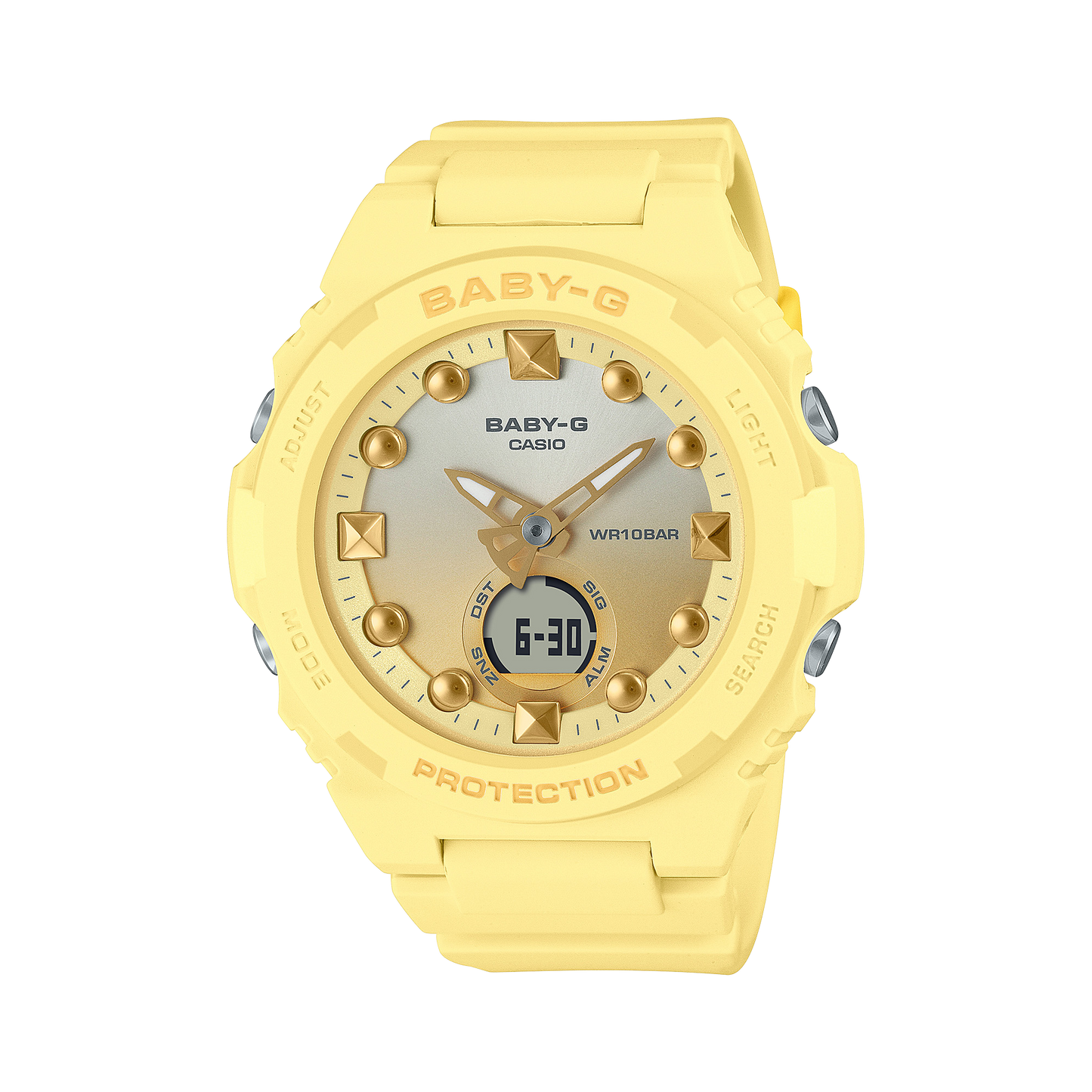Casio Baby-G BGA-320-9ADR Analog Digital Women's Watch Yellow