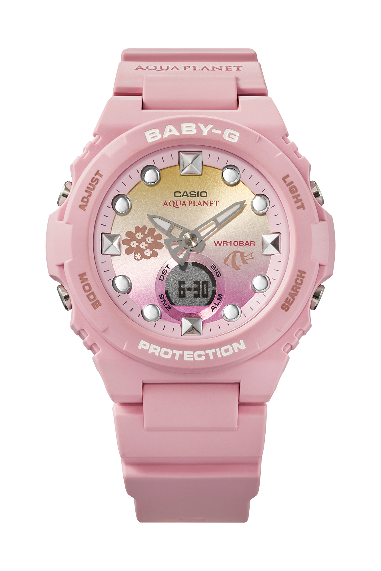 Casio Baby-G BGA-320AQ-4ADR Analog Digital Women's Watch Pink