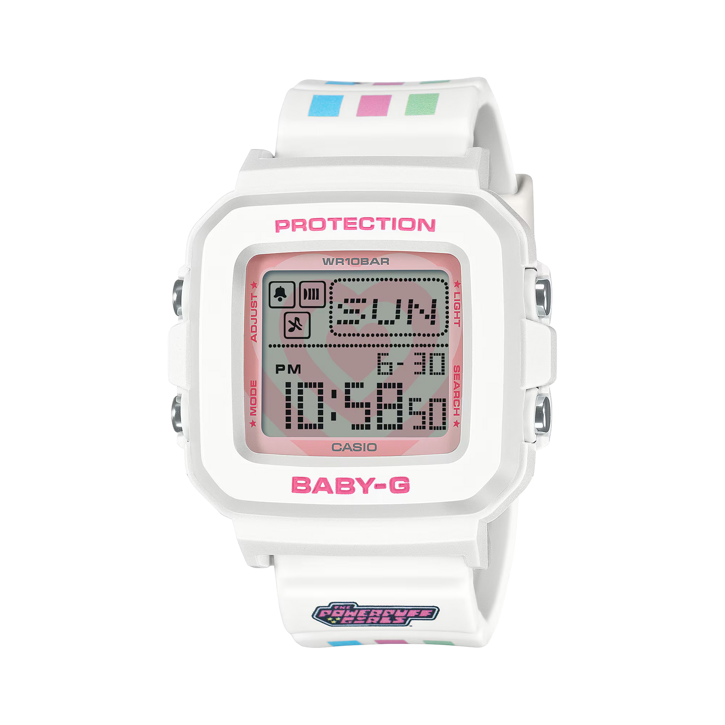 BABY-G+ PLUS THE POWERPUFF GIRLS COLLABORATION MODEL BGD-10KPP-7DR