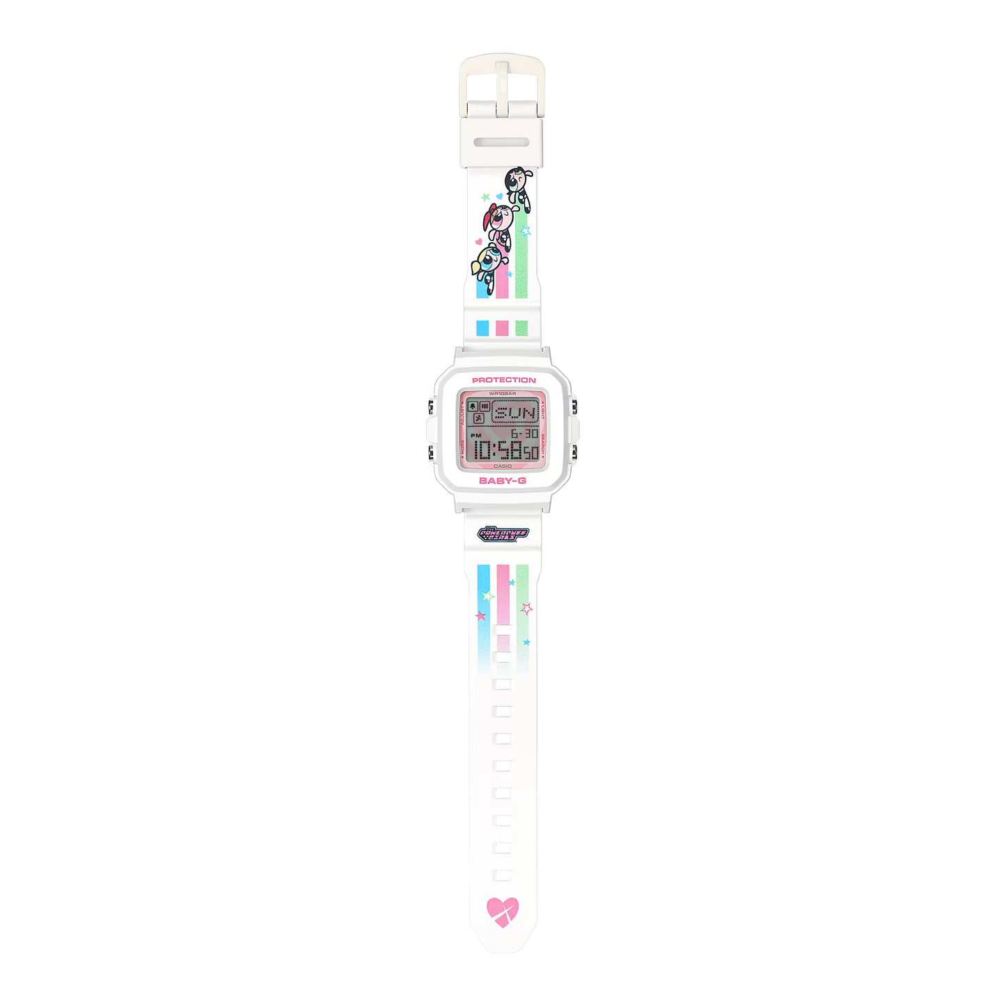 BABY-G+ PLUS THE POWERPUFF GIRLS COLLABORATION MODEL BGD-10KPP-7DR