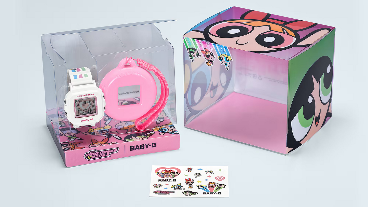 BABY-G+ PLUS THE POWERPUFF GIRLS COLLABORATION MODEL BGD-10KPP-7DR