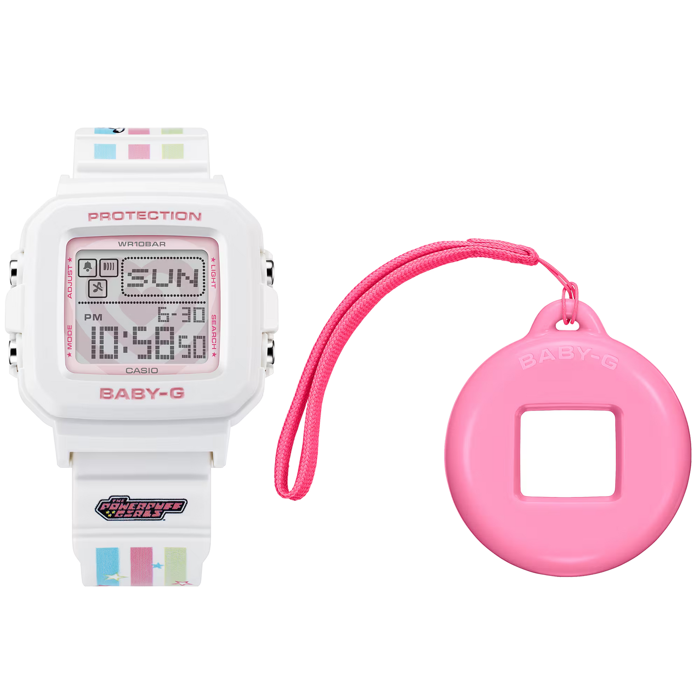 BABY-G+ PLUS THE POWERPUFF GIRLS COLLABORATION MODEL BGD-10KPP-7DR