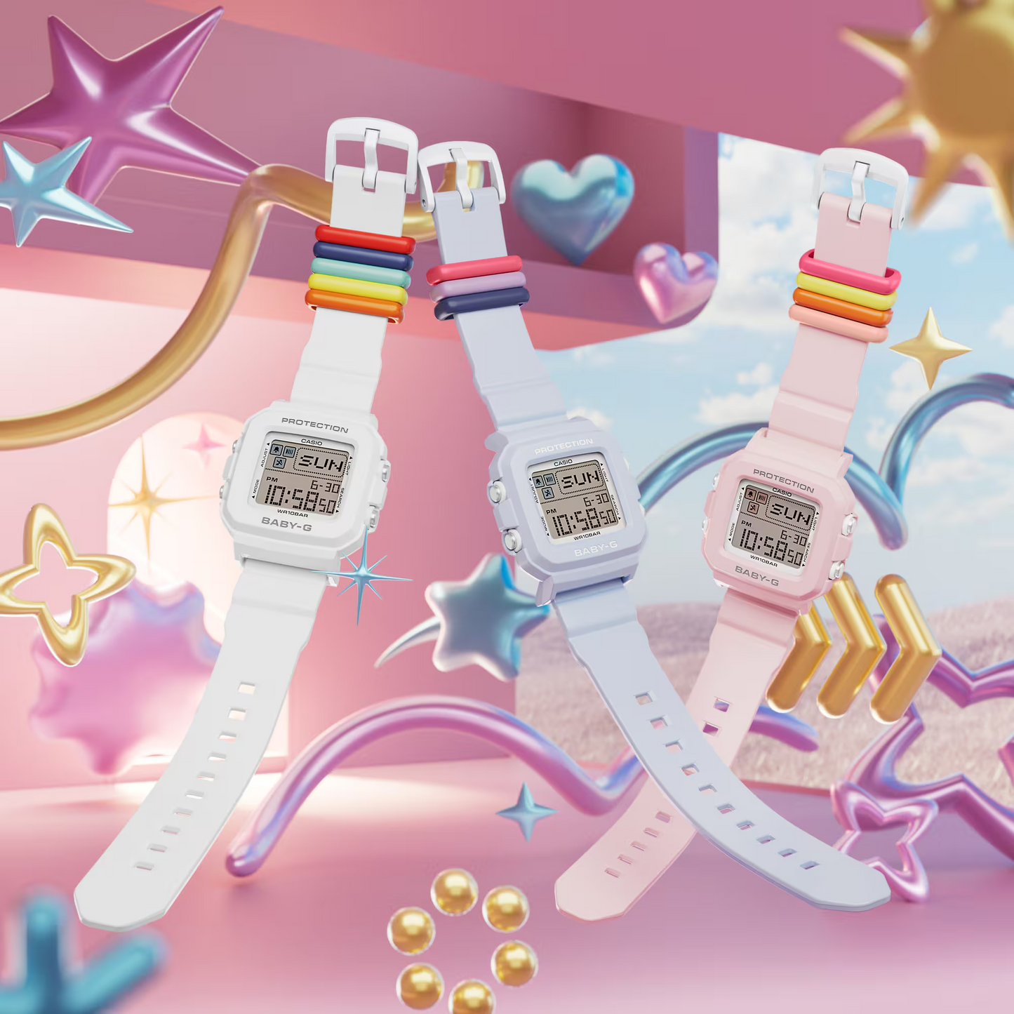 BABY-G+ PLUS DIGITAL WOMEN WATCH BGD-10L-4DR