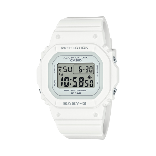 Casio G-Shock BGD-565-7DR Digital Ladies Watch, White