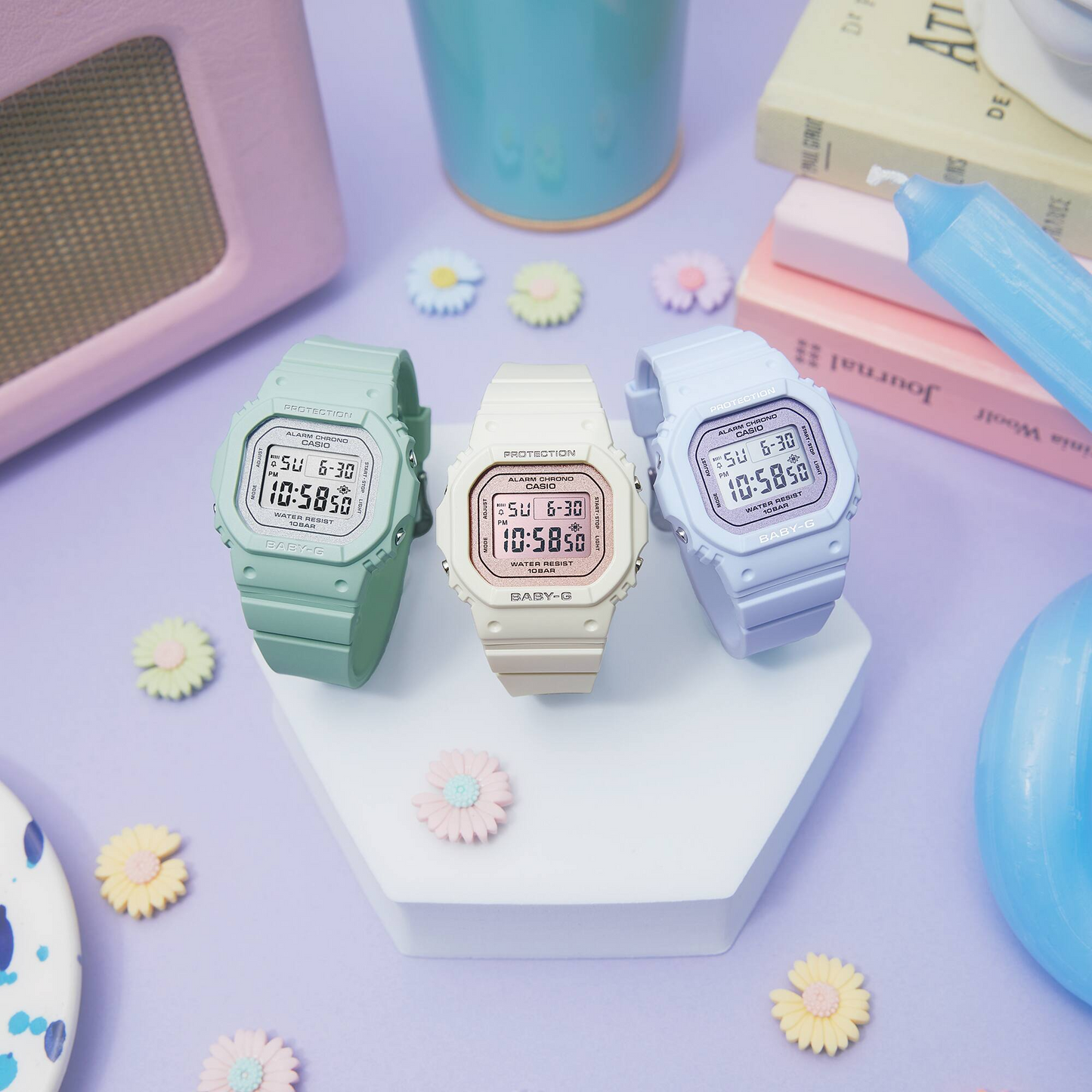 BABY-G Digital Casual Women Watch BGD-565SC-2BDR