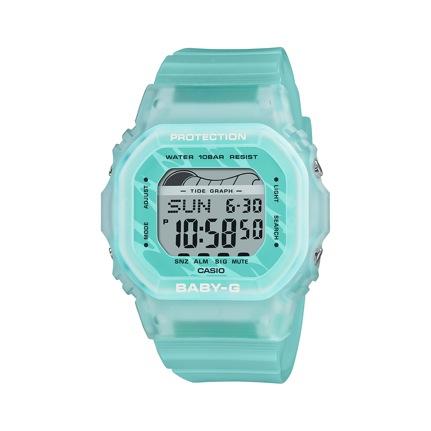 Casio Baby-G BLX-565S-2DR Digital Ladies Watch, Green