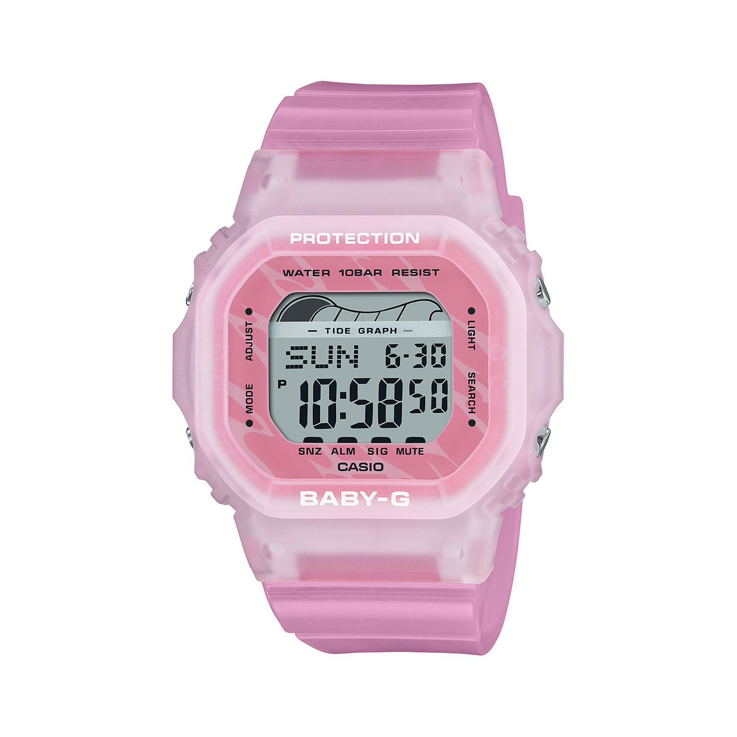 Casio Baby-G BLX-565S-4DR Digital Ladies Watch, Pink