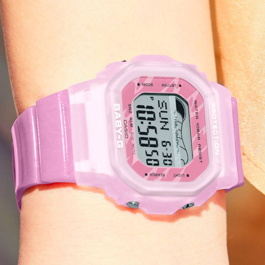 Casio Baby-G BLX-565S-4DR Digital Ladies Watch, Pink