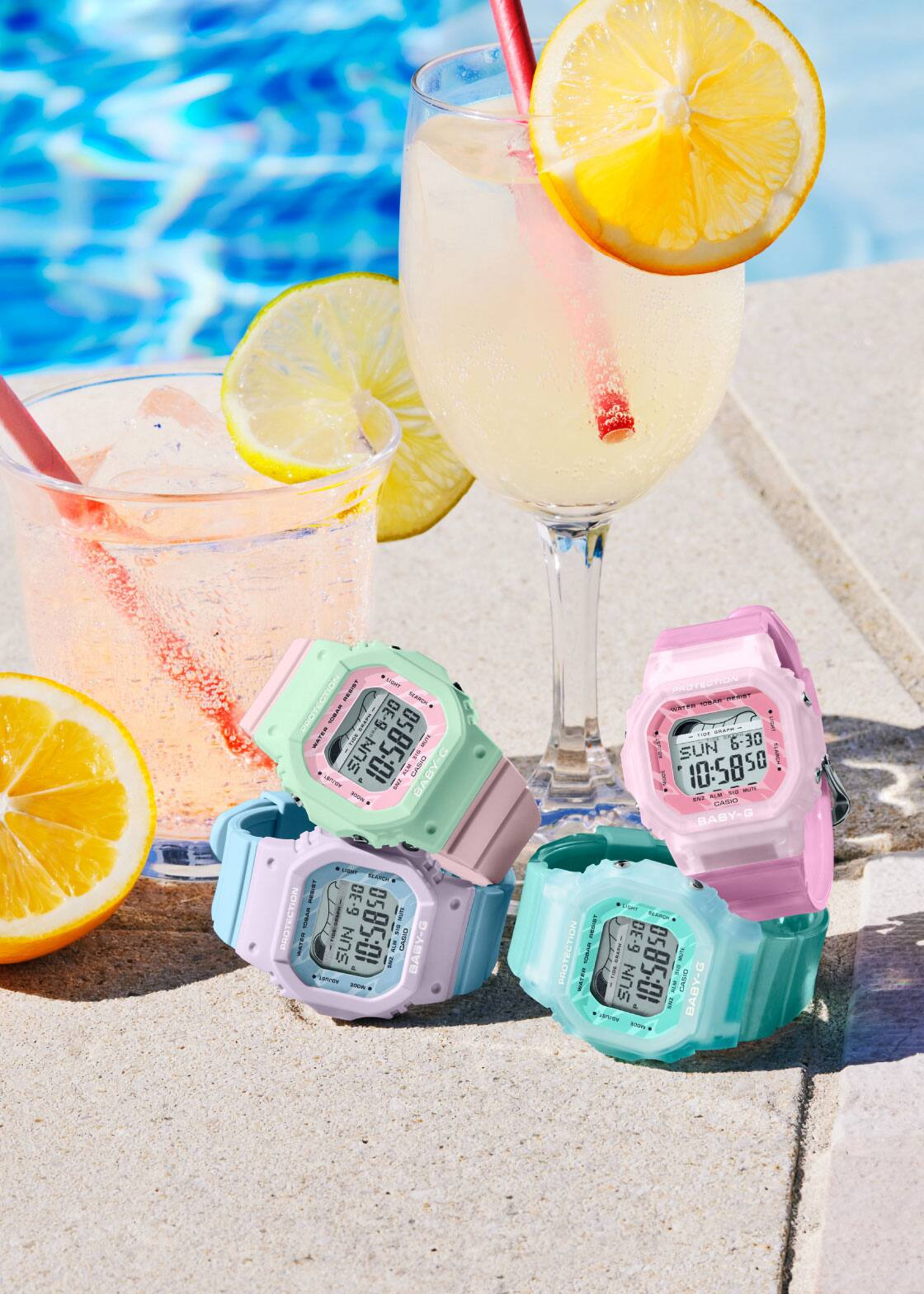 Casio Baby-G BLX-565S-2DR Digital Ladies Watch, Green