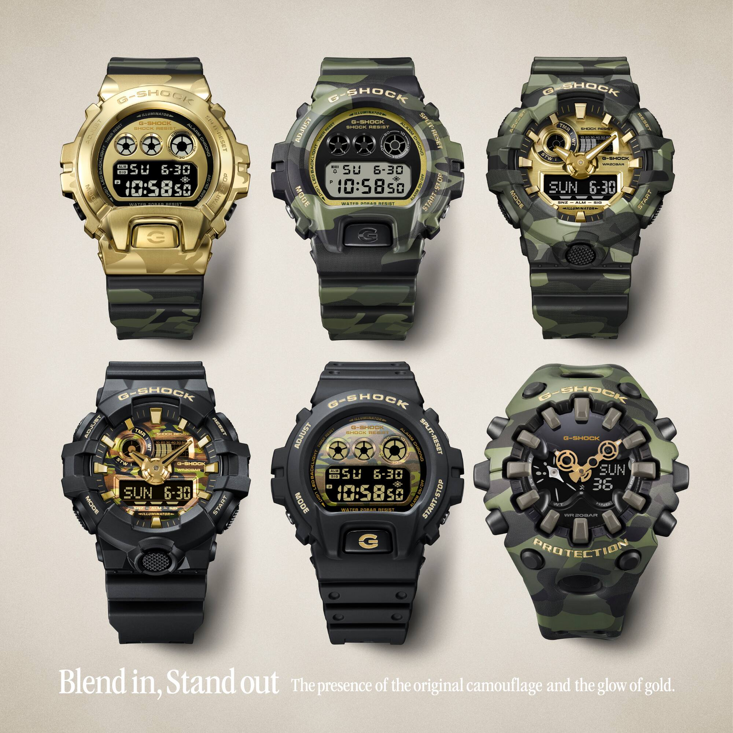 G-SHOCK Bold Camo Series Men Watch GA-V01CMG-3ADR
